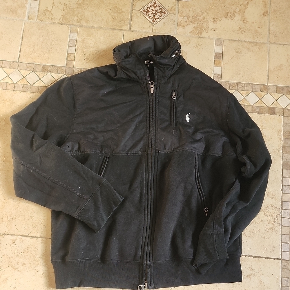 Ralph Lauren Black Polo Jacket